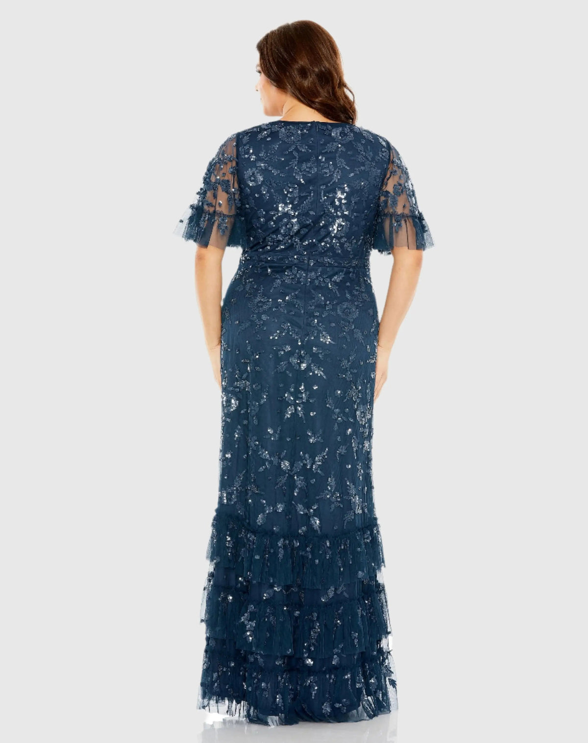 Women's Navy Dress Sequin - Blue