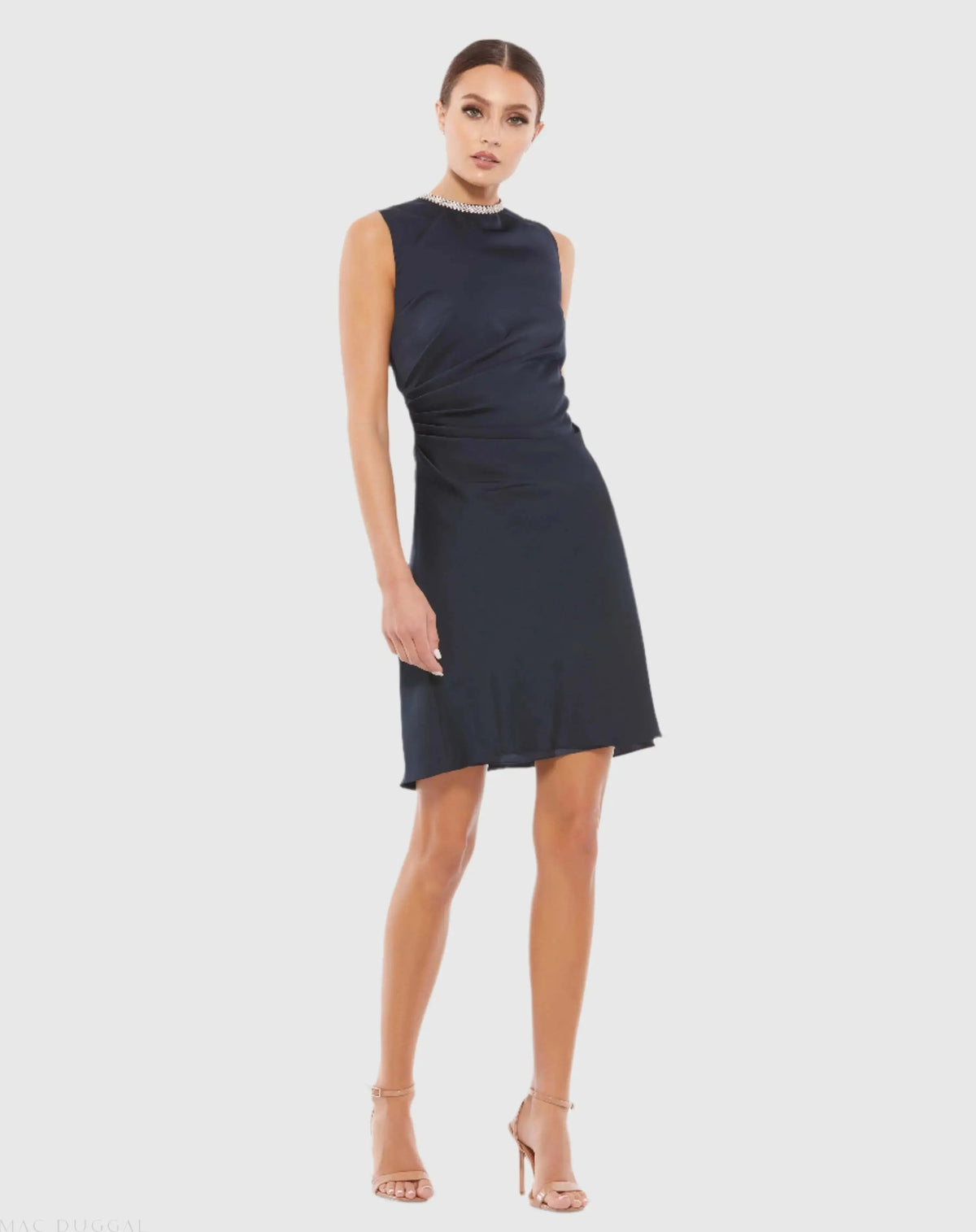 Women's Mini Dress - Draped Mini