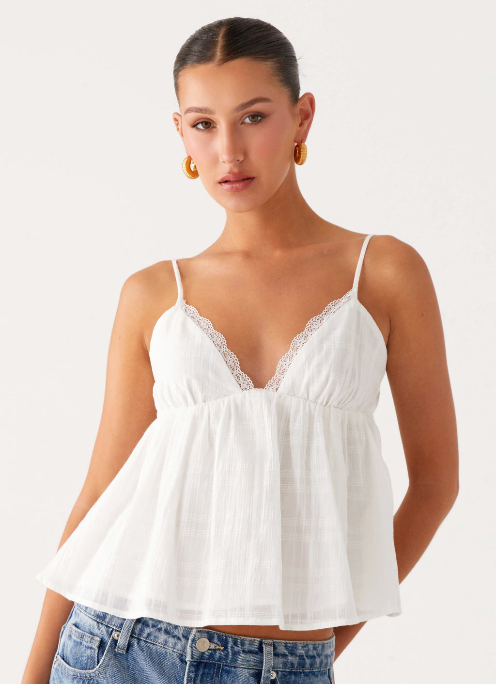 Obliviate Cami Top - White
