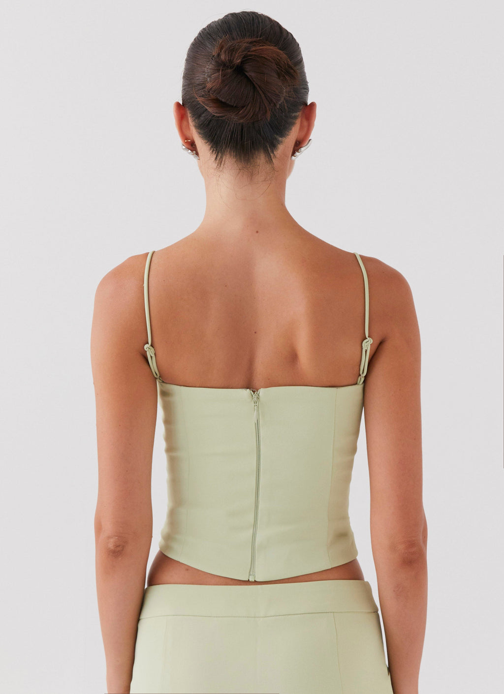 Eliana Crop Top - Green Zest