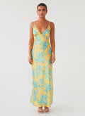Sorrento Sun Maxi Dress - Golden Bloom
