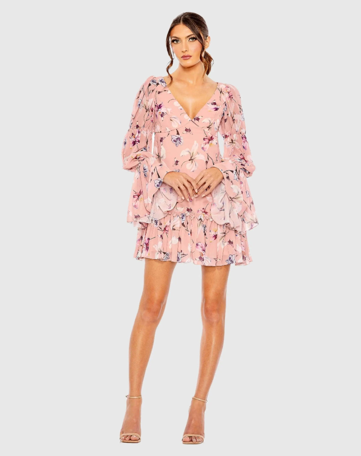 Women's Pink Dress Floral - 11409
