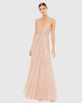 Women's Dress Sequin Sleeveless - Flowy Gown
