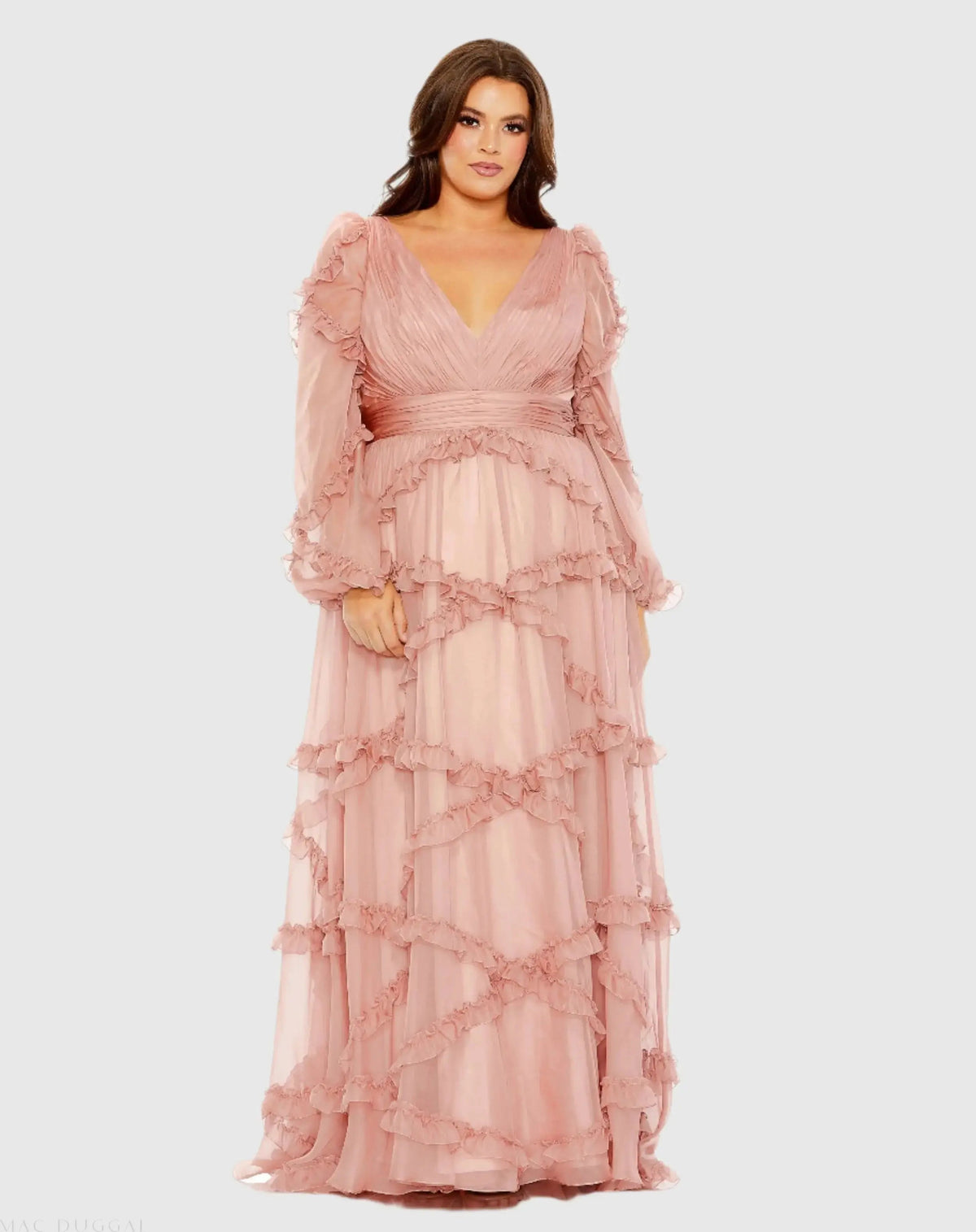 Women's Dress - Sleeve Gown - Puff Sleeve Gown