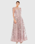 Women's Dress - A Line - Neck A Line