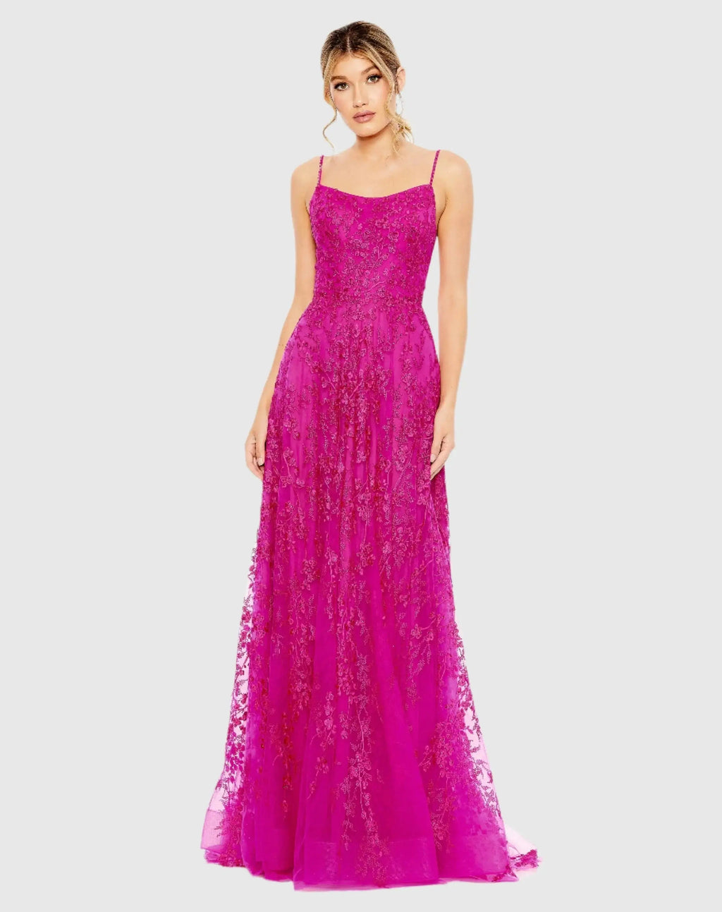 Women's Dress Floral - Line Gown - A Line Gown