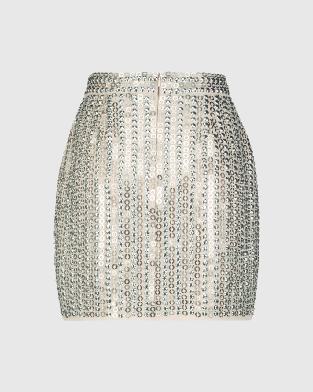 Women's Silver Mini Dress Sequin
