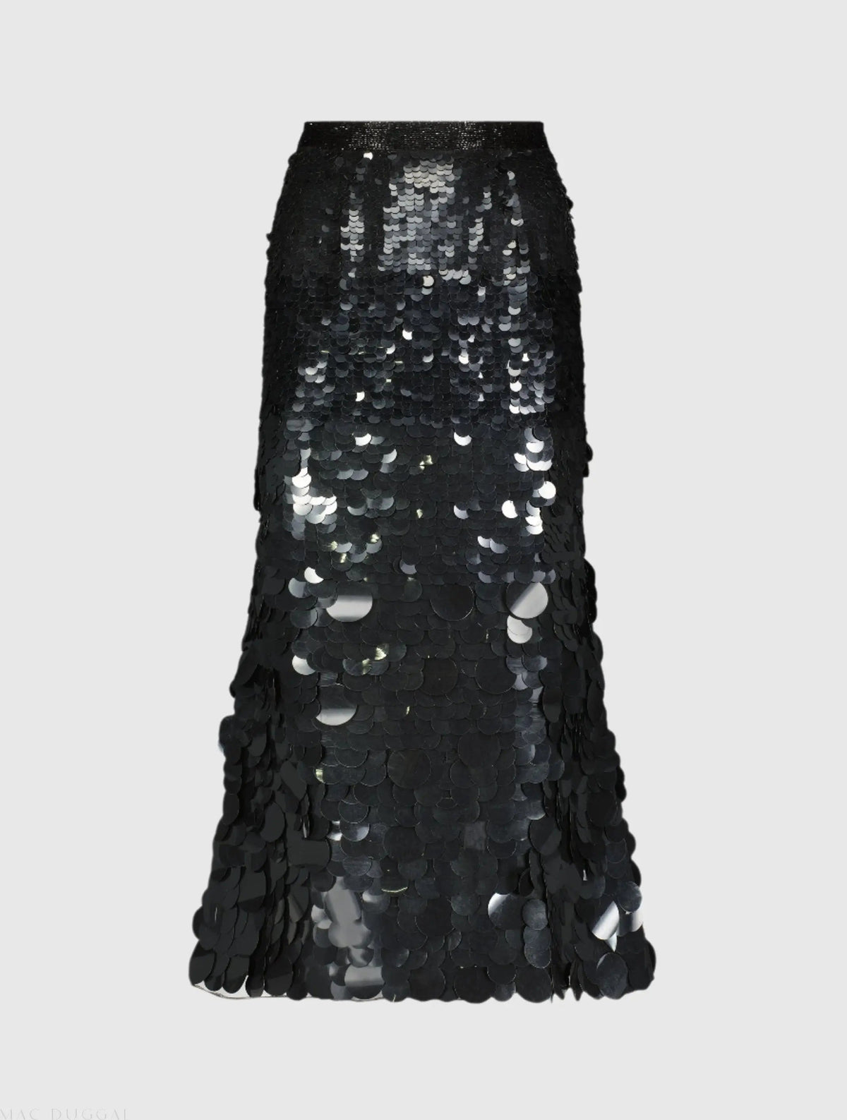 Women's Black Midi Dress Sequin - Black