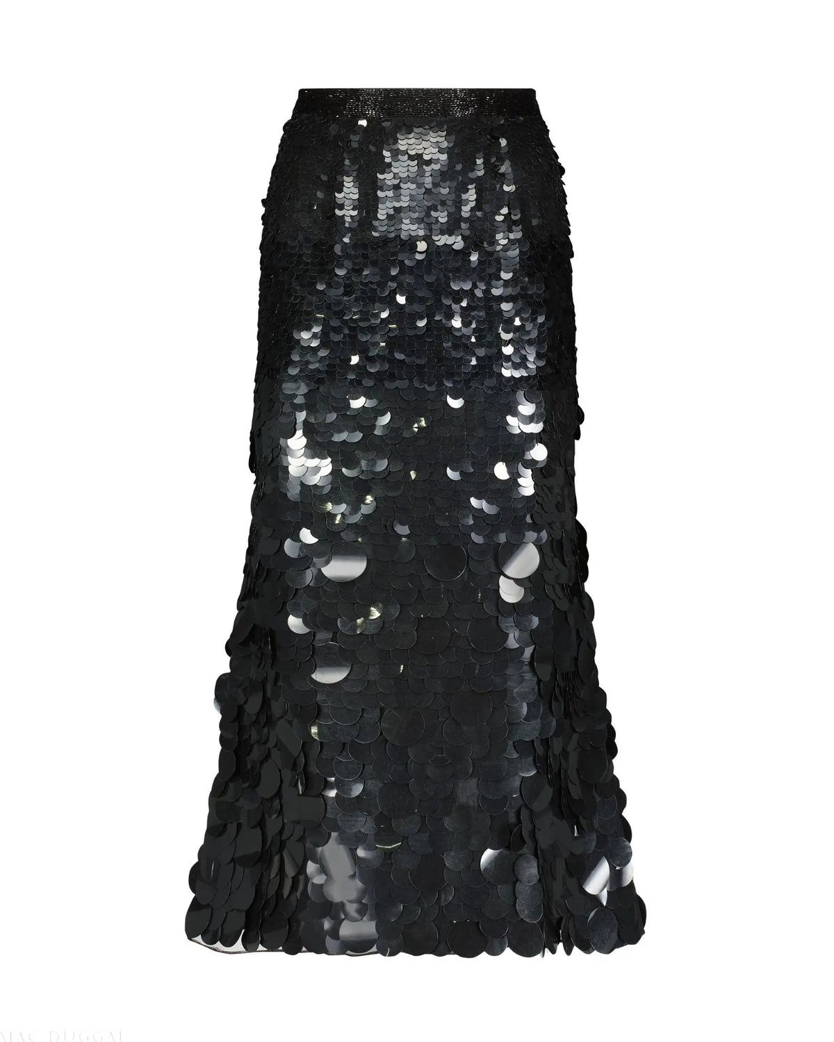 Women's Black Midi Dress Sequin - Black