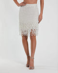 Women's White Mini Dress - White