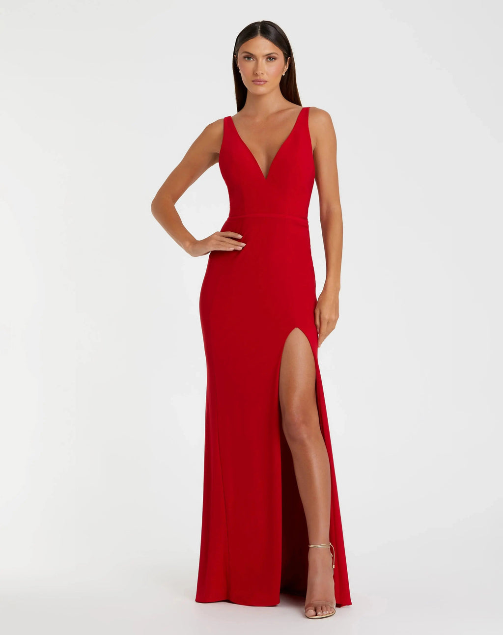 Women's Red Dress - Black