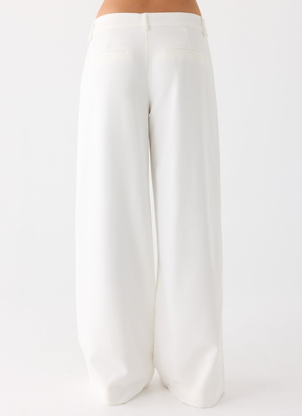 Samuel Low Rise Suiting Pants - White