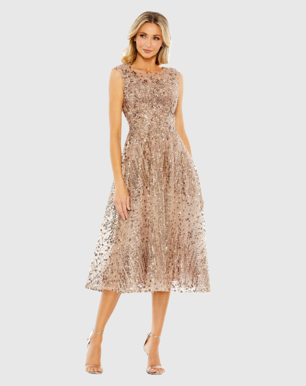 Women's Gold Dress Sequin - Gold