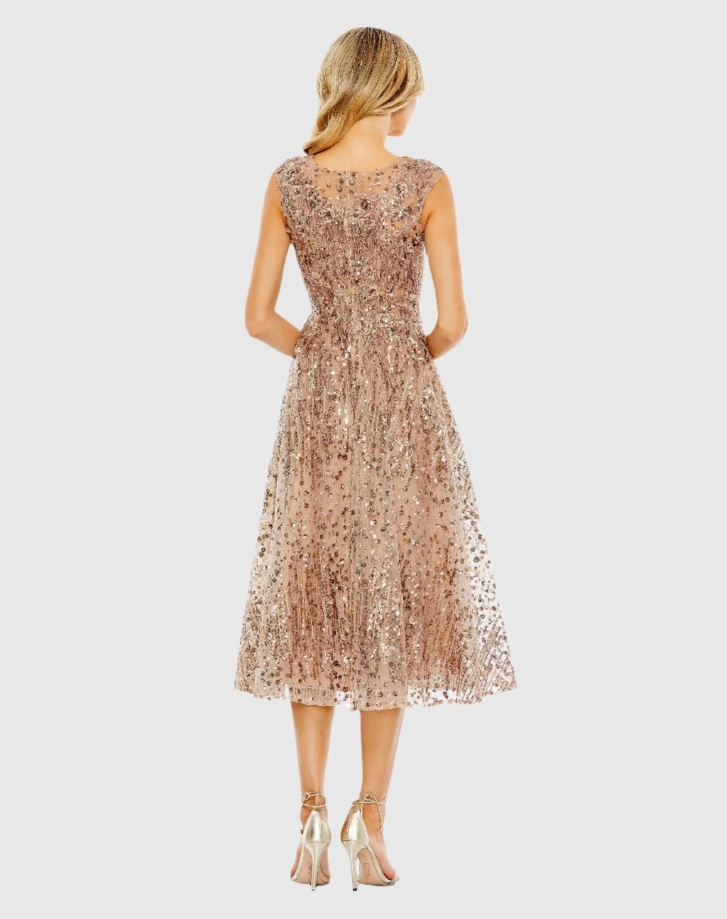 Women's Gold Dress Sequin - Gold