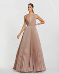 Women's Dress Sleeveless - Pleated