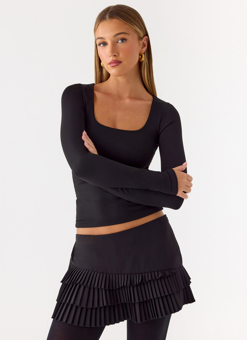 Skyler Mini Skort - Black
