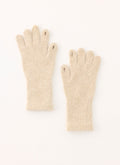 Stormy Weather Knit Gloves - Cream