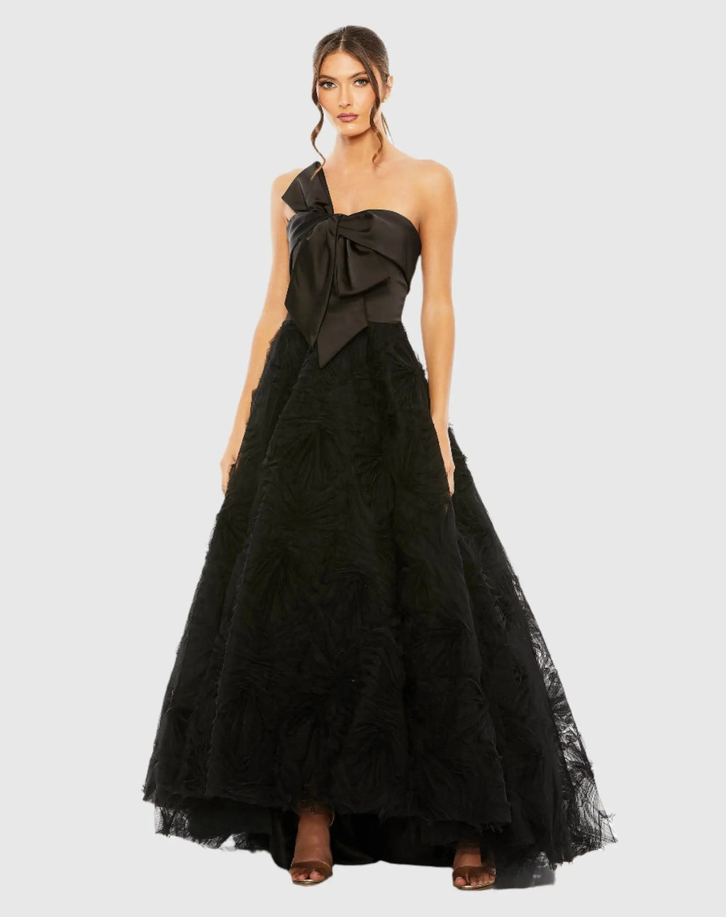 Women's Black Dress Strapless - Black