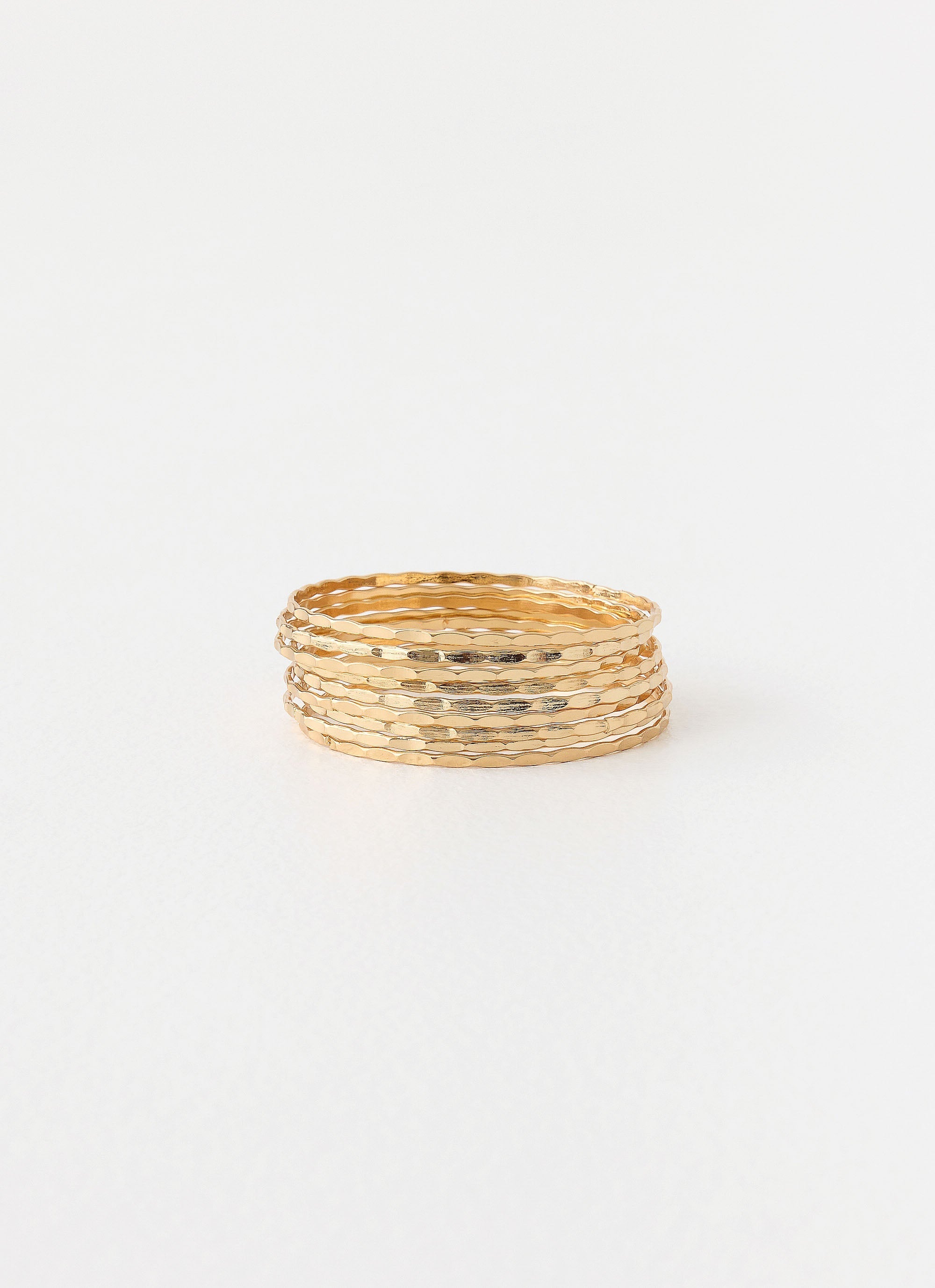 Trinket Bangles - Gold