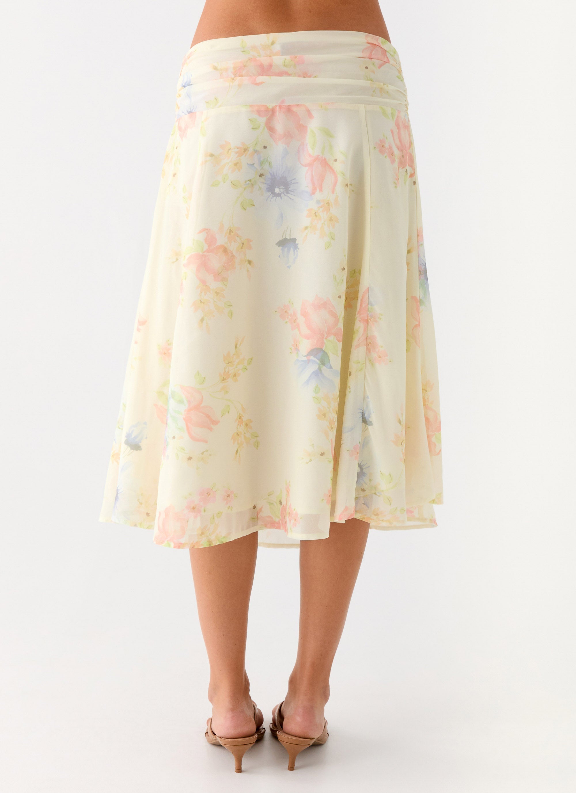 Valley Midi Skirt - Spring Meadow