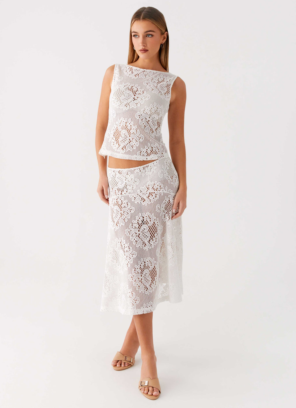 Virelle Lace Top - Ivory