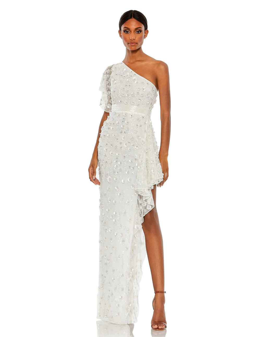 Women's Dress One Shoulder - Asymmetrical Hem