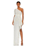 Women's Dress One Shoulder - Asymmetrical Hem