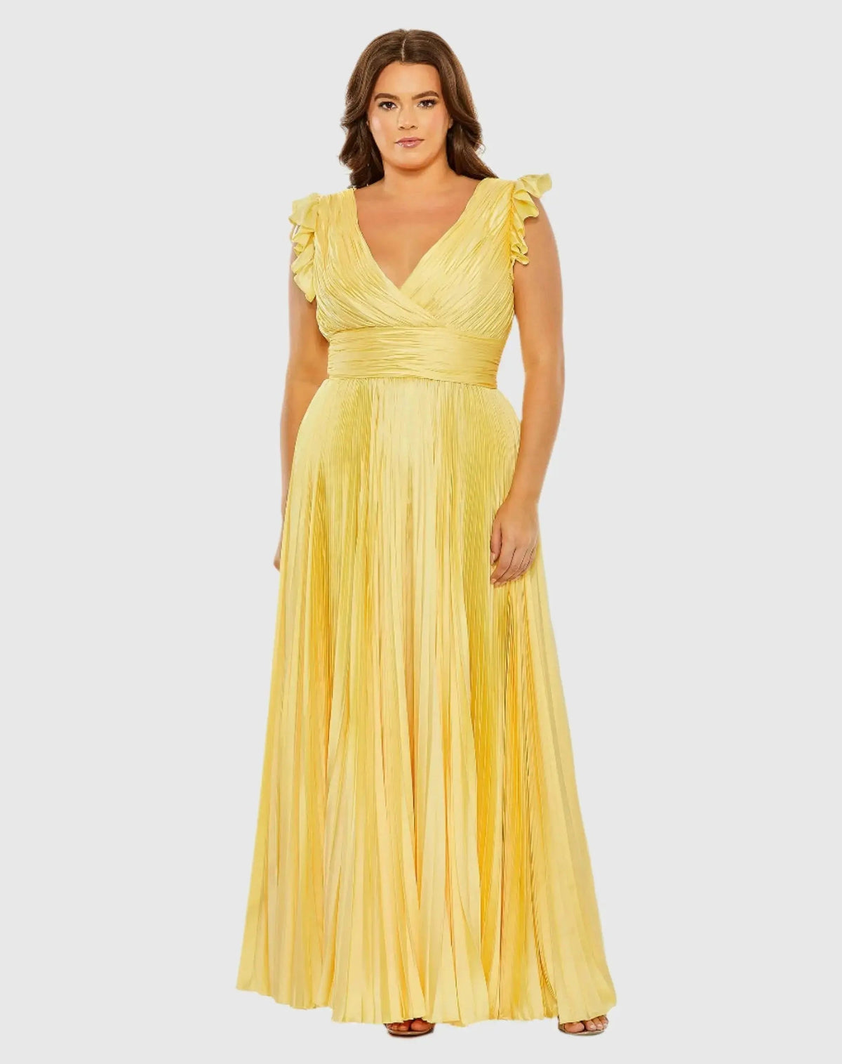 Women's Dress - Gown Plus - Neck Gown Plus