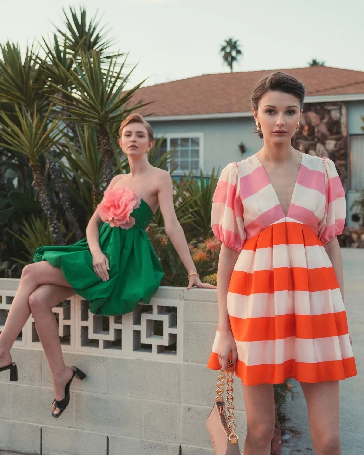 Women's Mini Dress - Pleated