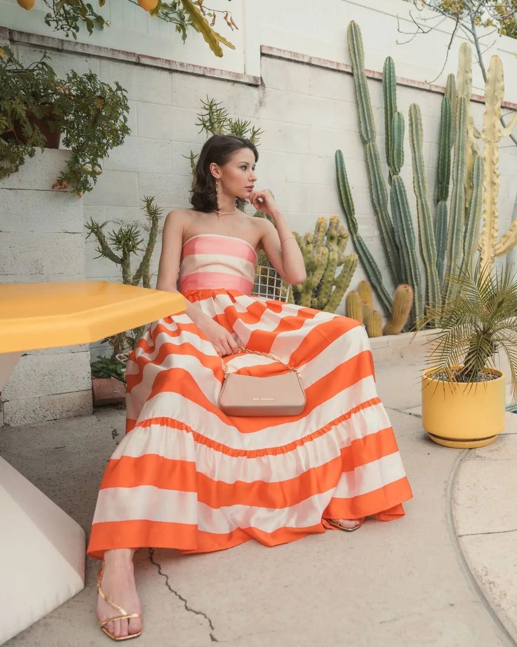 Women's Maxi Dress Strapless